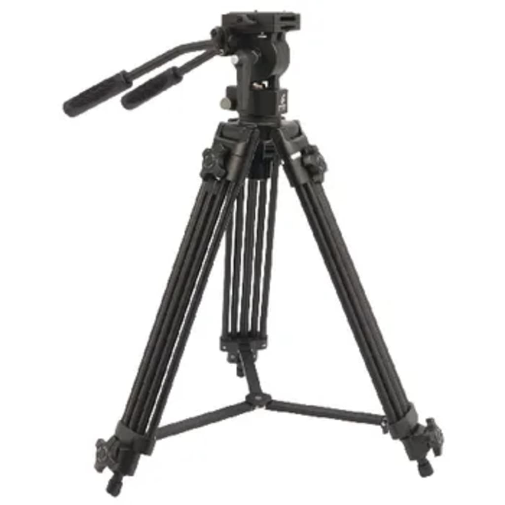 Afbeelding Camlink Professioneel Video Statief Pan & Tilt 138 cm Zwart door Vidaxl.nl