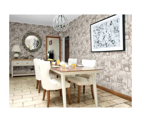 DUTCH WALLCOVERINGS Tapete Elephant Grove Beige