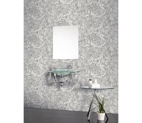 DUTCH WALLCOVERINGS Wallpaper Liquid Marble Grey