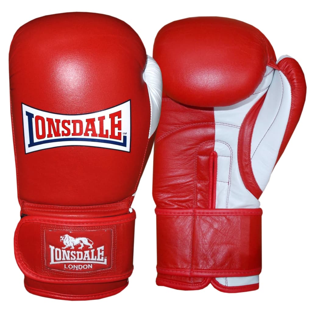 LONSDALE Guantes de entrenamiento sparring Pro Safe rojos 14oz Hombre 14 oz