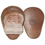 LONSDALE Vintage Handpratzen Geschwungen Echtleder Braun
