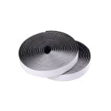 Bande de 1m, ruban "Hook and Loop" auto-adhsif, largeur 20 mm | Blac