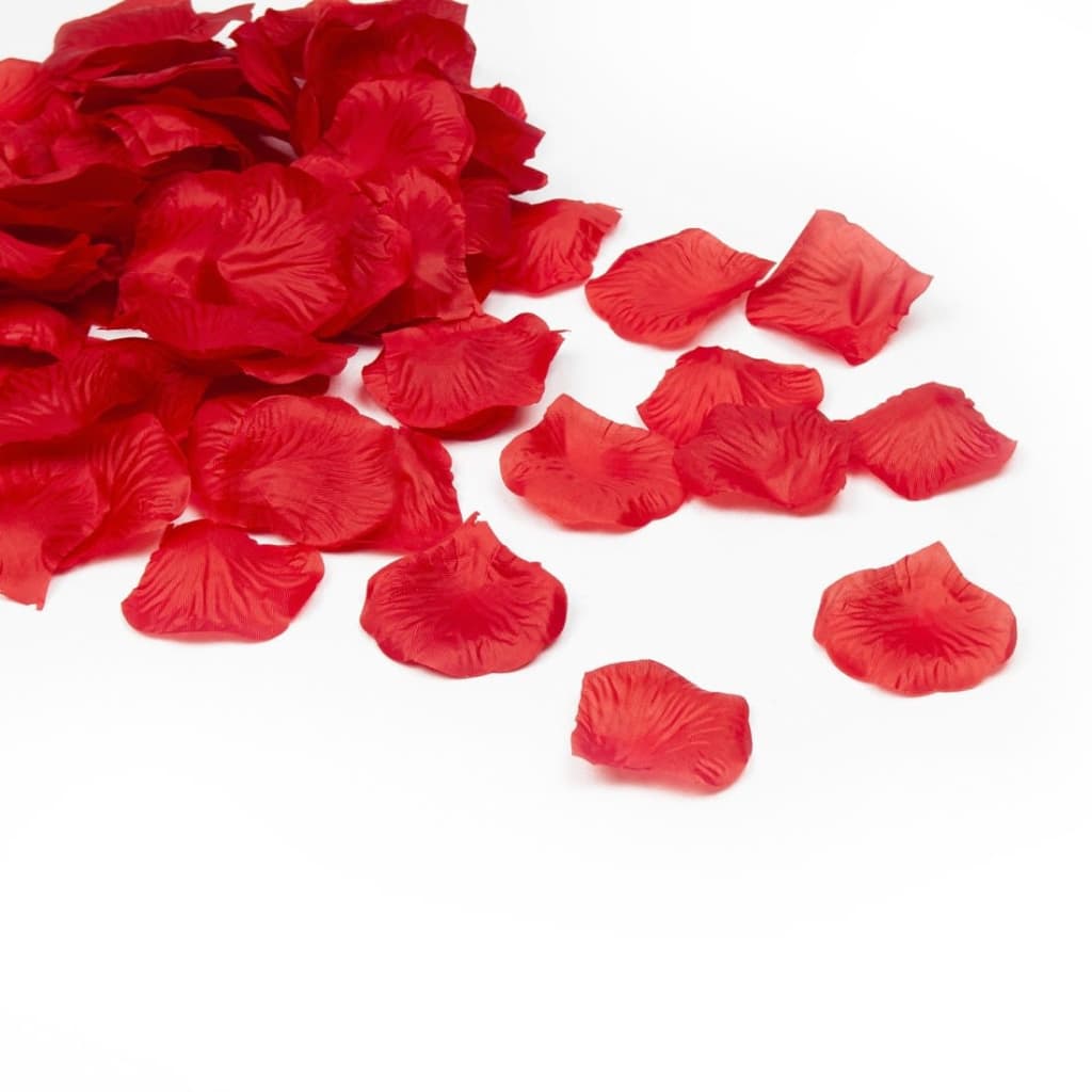 TRIBALSENSATION 500 petali di rosa di seta | Petali di seta rossa | Per matrimoni, dec