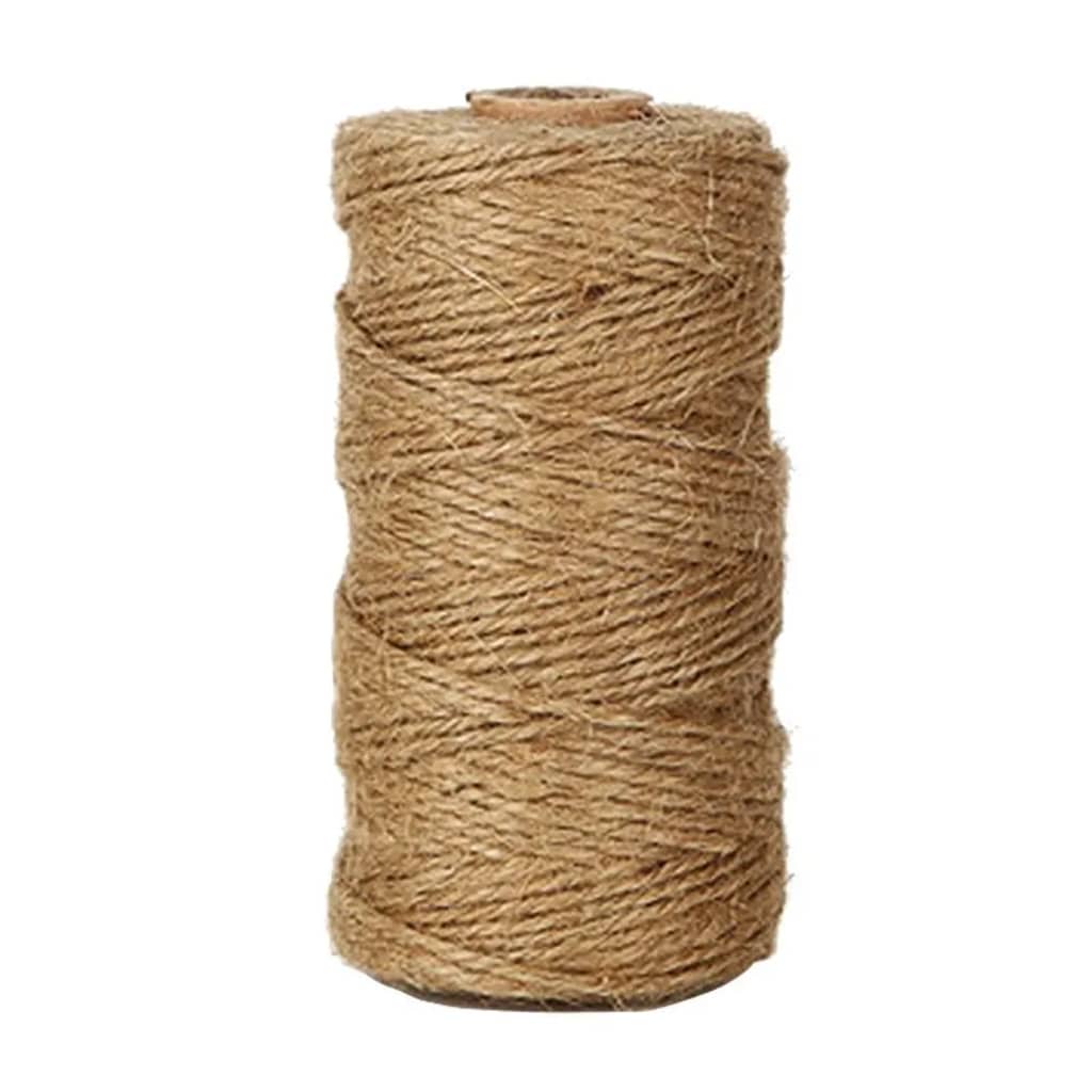 TRIBALSENSATION 91m di corda di canapa | Colore naturale | Stringa per confezione rega