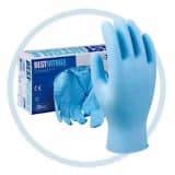 Nitril-Handschuhe | Blau | Allgemeine Zwecke | Pack 200 | Mittlerer Gr