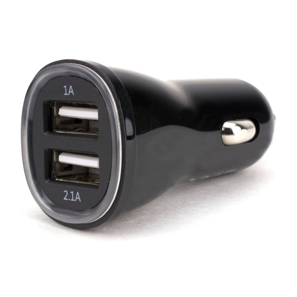 TRIBALSENSATION Caricabatterie per auto / vettura con doppia USB carica veloce 3.0