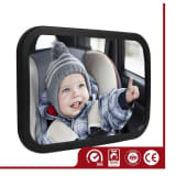 Rcksitzspiegel Fr Babys/kleine Kinder, mit 2 Befestigungsoptionen