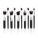 Ensemble De 10 - Maquillage Pinceaux Avec Poils Synthtiques, Virole