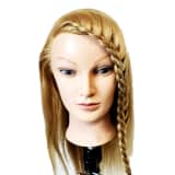 xModellkopf fr die Friseur Ausbildung. Lange Blonde Haare. Schnes