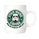 Caneca de Star Wars em cermica | Pardia STAR WARS - STARBUCKS "May