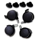 Schwenk-Rollensatz mit Gewinde fr Kinderbett, 4er-Pack