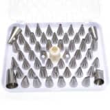 Conjunto de 52 peas de pontas para decorao de bolos