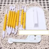 Kit de 10 Peas de ferramentas de modelagem de decorao de bolos c