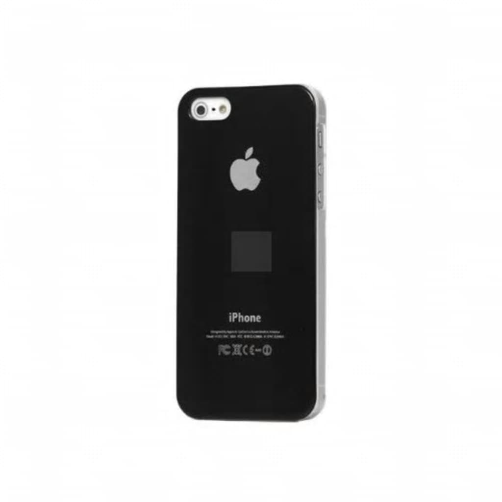 TRIBALSENSATION Mascherina In Plastica Dura Con Logo Apple Per iPhone 5 - Nero
