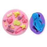 Silikonkuchendekoration Fondant Backwarenform Geburtstagsparty Babymot