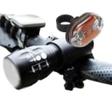 Q5 7W 450LM CREE Fahrradlicht Lichtset fr vorne und hinten mit Halte