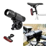 Q5 7W 450LM CREE Fahrradlicht Lichtset fr vorne und hinten mit Halte