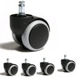 Hartbodenrollen 11mm/ 50mm 5er Set, Rollenset fr harte Bden