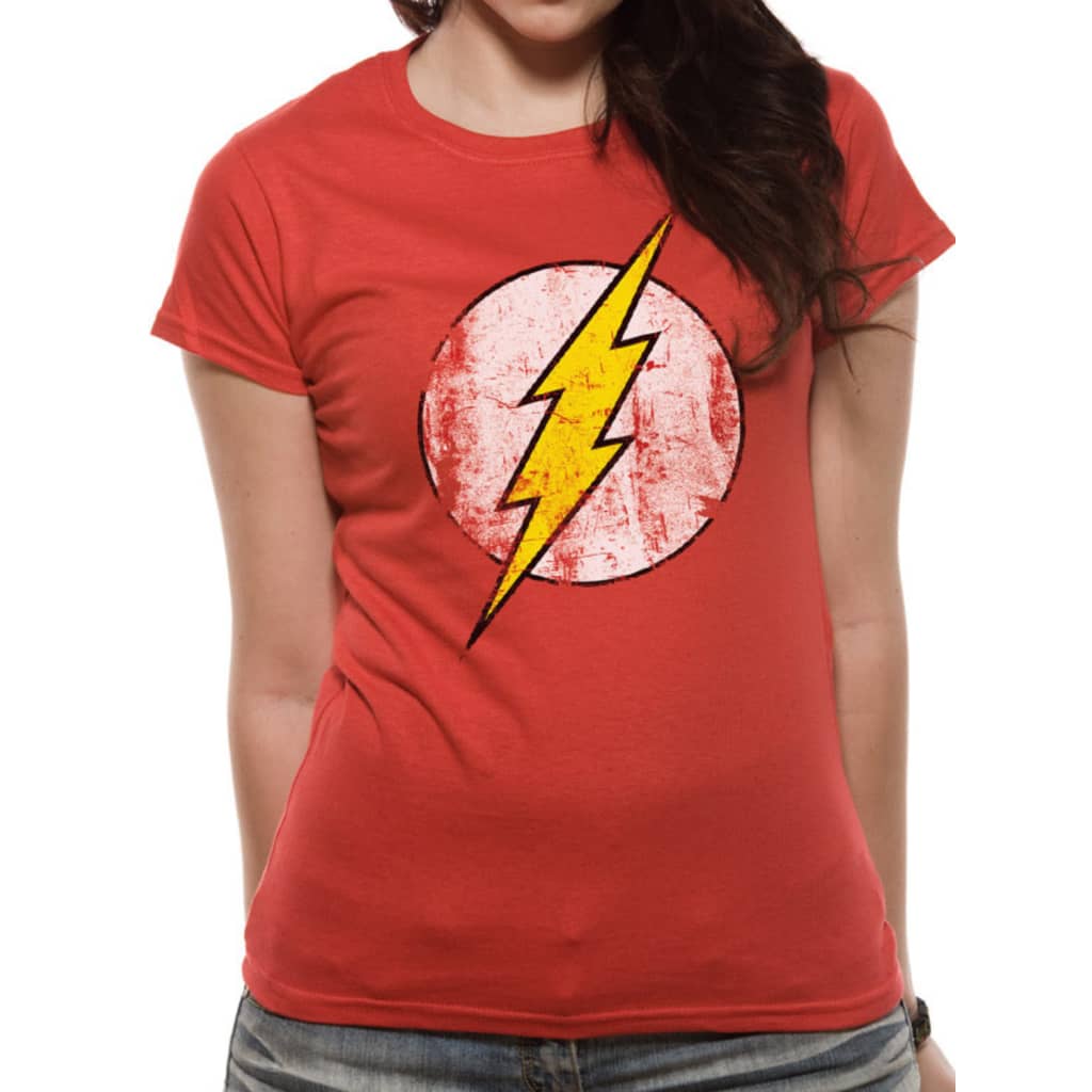 Flash The - Distressed Logo T-shirt vrouwen