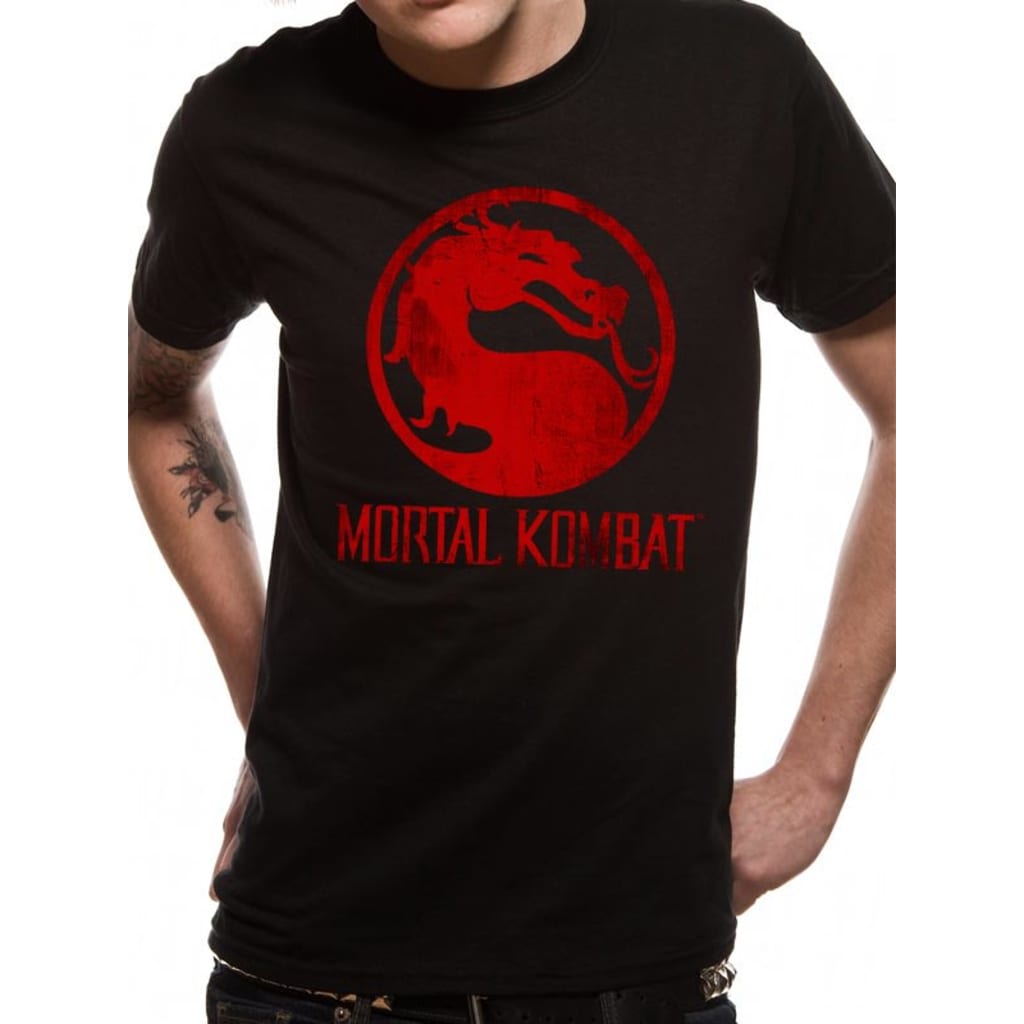 Rockshirts MORTAL KOMBAT - DISTRESSED LOGO (UNISEX) T-Shirt