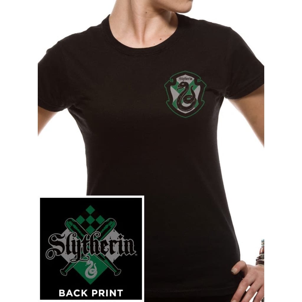 Afbeelding Harry Potter - HOUSE SLYTHERIN (FITTED T-Shirt ) door Vidaxl.nl