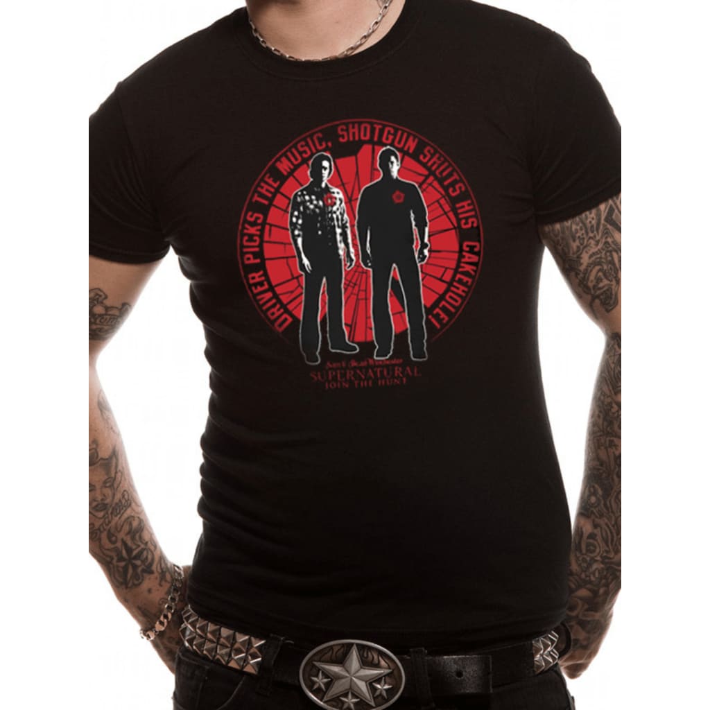 Afbeelding Supernatural - Cakehole T-Shirt door Vidaxl.nl