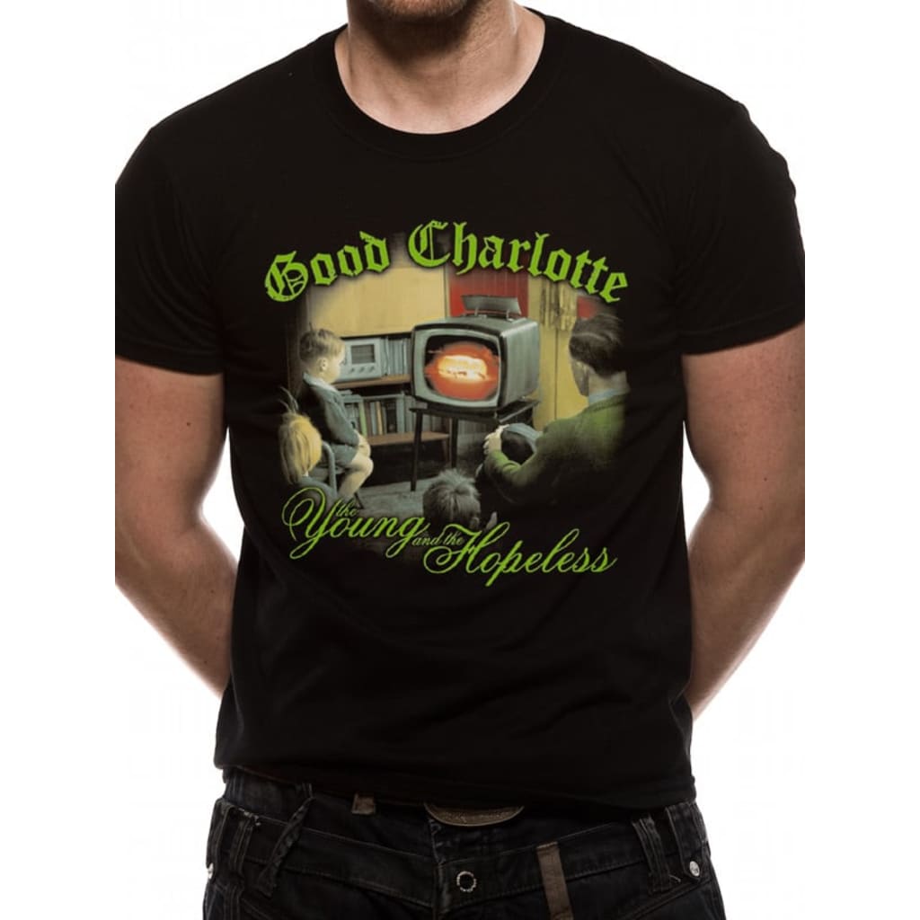 Afbeelding Good Charlotte - YOUNG & HOPELESS (UNISEX) T-Shirt door Vidaxl.nl