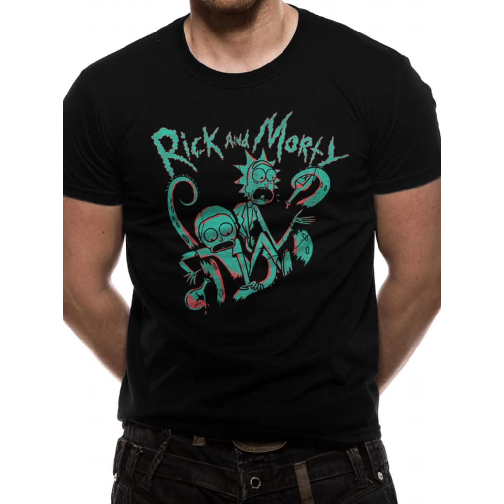 Afbeelding Rick and Morty - Neon T-Shirt door Vidaxl.nl