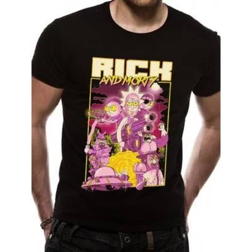 Rick and Morty - Retro Poster T-Shirt