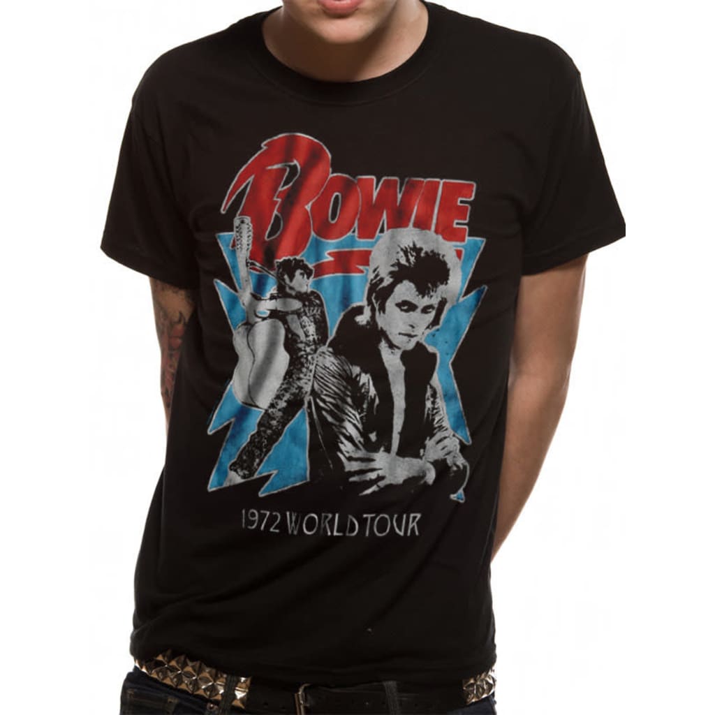 DAVID BOWIE - 1972 WORLD TOUR (UNISEX) T-Shirt