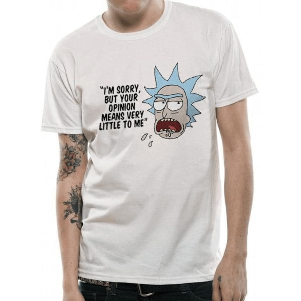 Afbeelding Rick and Morty - Opinion T-Shirt door Vidaxl.nl