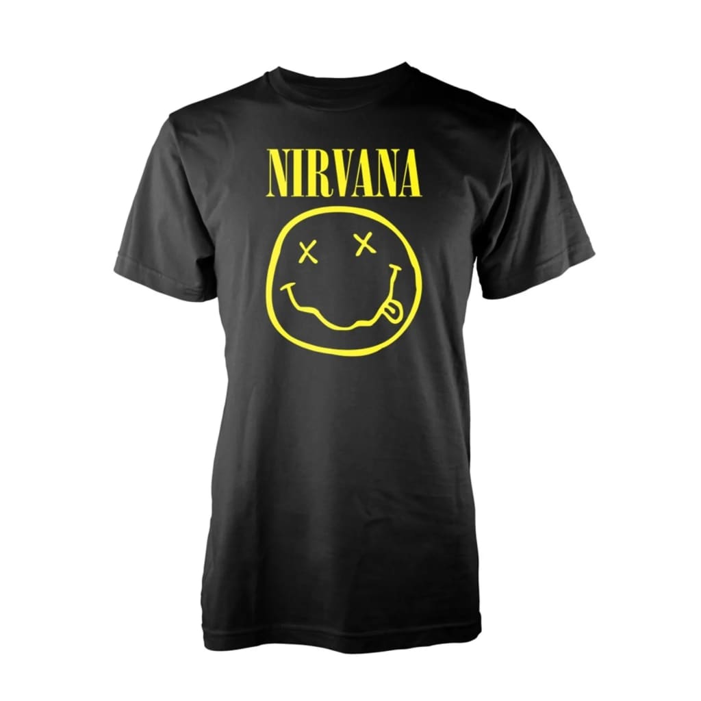 Afbeelding Nirvana - Smiley Logo T-Shirt door Vidaxl.nl