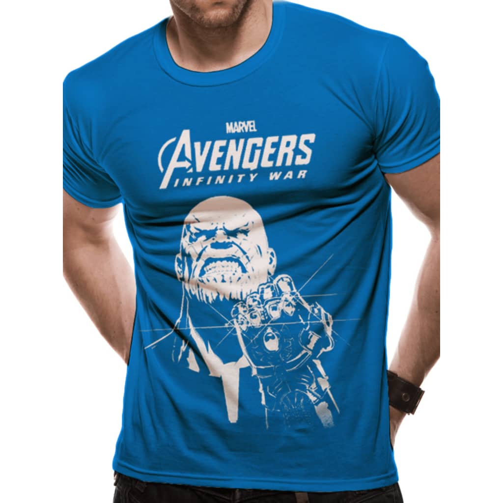 Afbeelding Marvel Avengers Infinity War - Blue Thanos T-Shirt door Vidaxl.nl