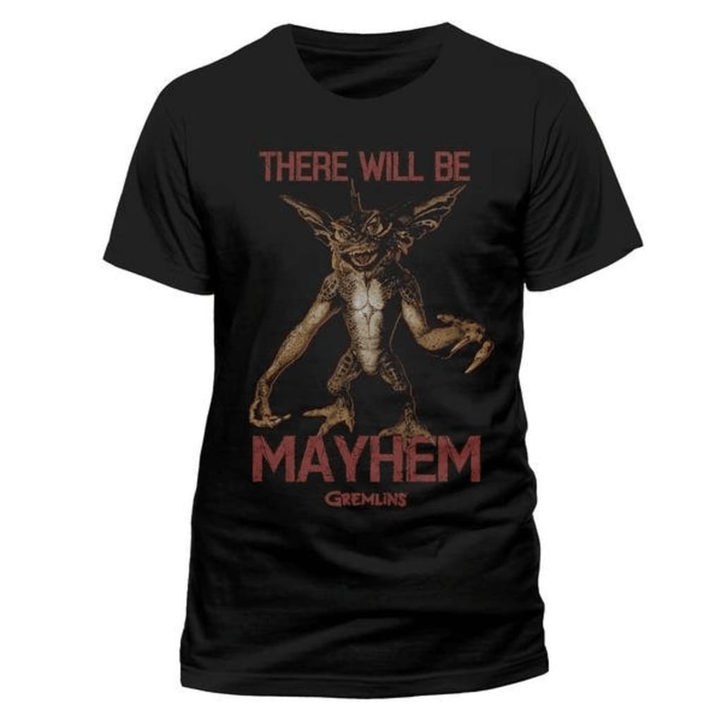 Afbeelding Gremlins - [R] Mayhem T-Shirt Black Ex L T-Shirt door Vidaxl.nl