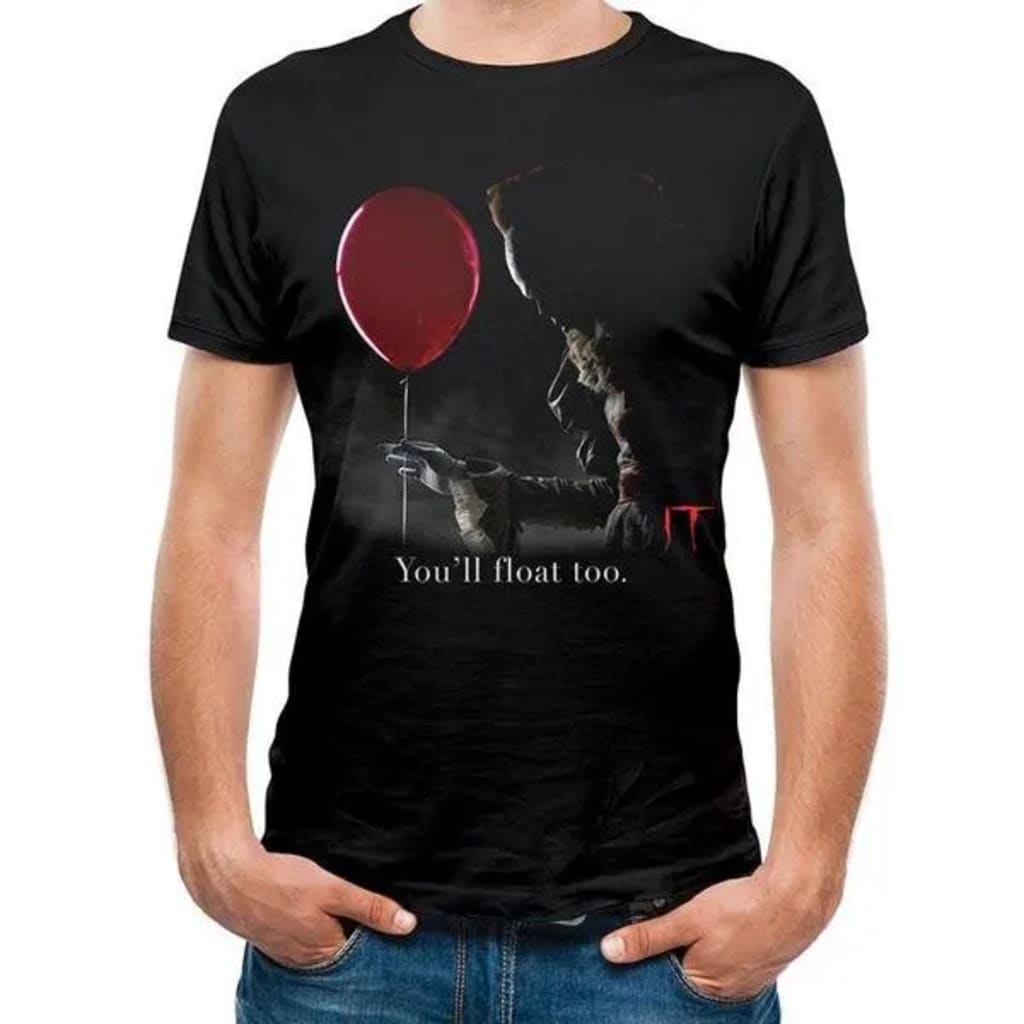 Afbeelding IT - Pennywise Red Balloon T-Shirt door Vidaxl.nl