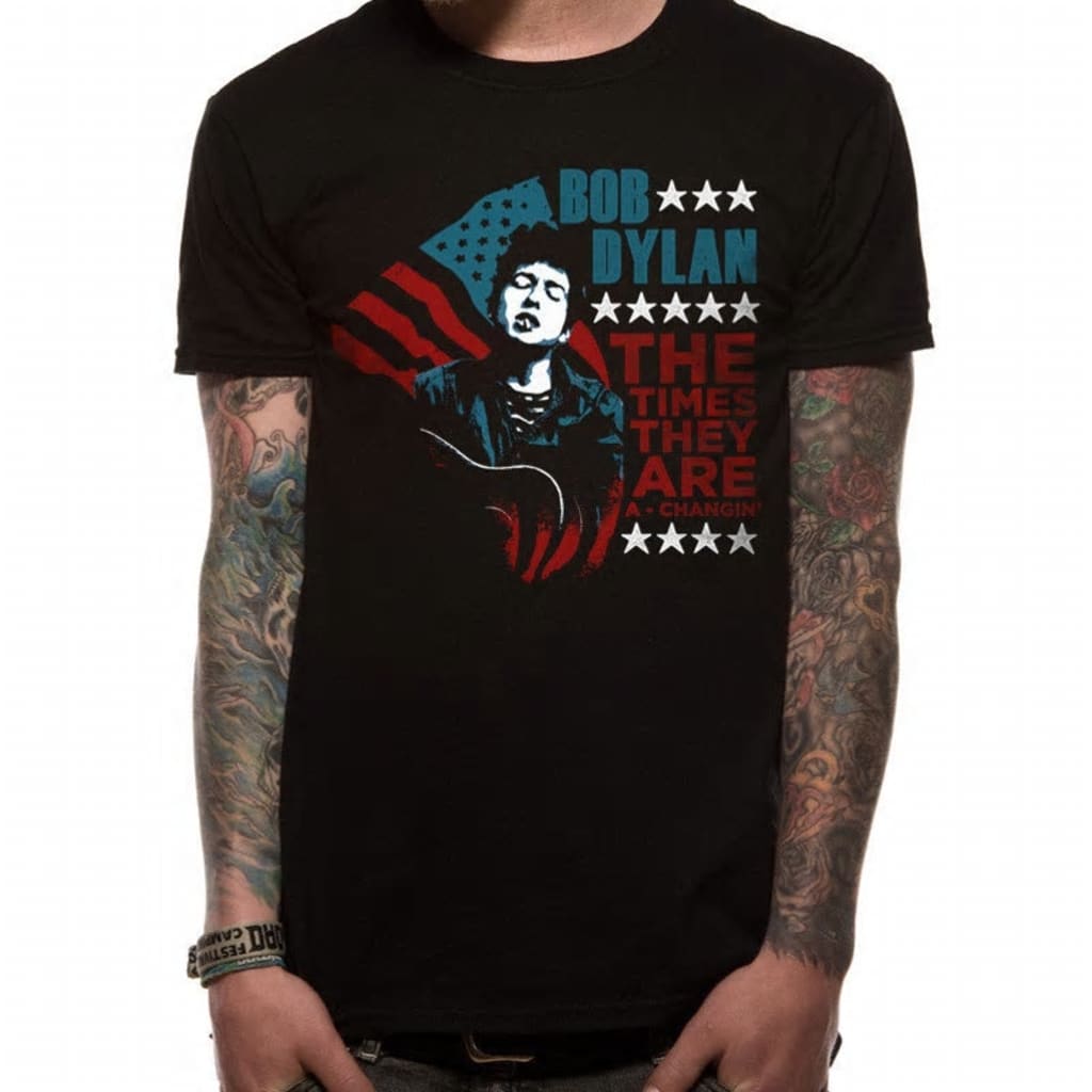 Bob Dylan - Taac Flag T-Shirt