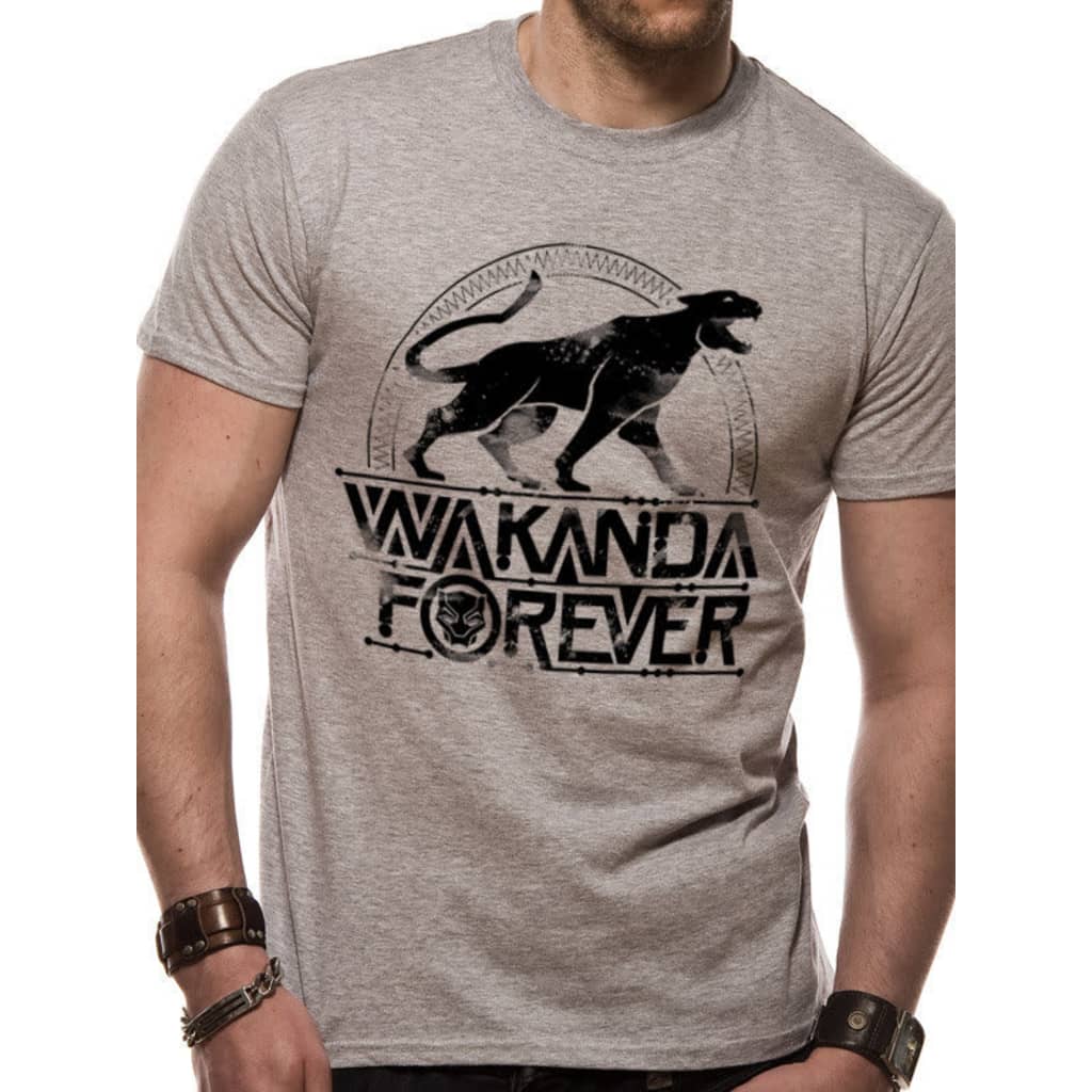 Rockshirts Black Panther Movie - Wakanda Forever T-Shirt