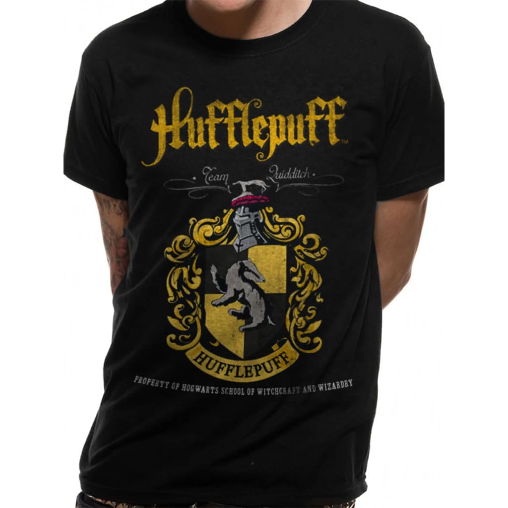 Afbeelding Harry Potter - Hufflepuff Quidditch T-Shirt door Vidaxl.nl