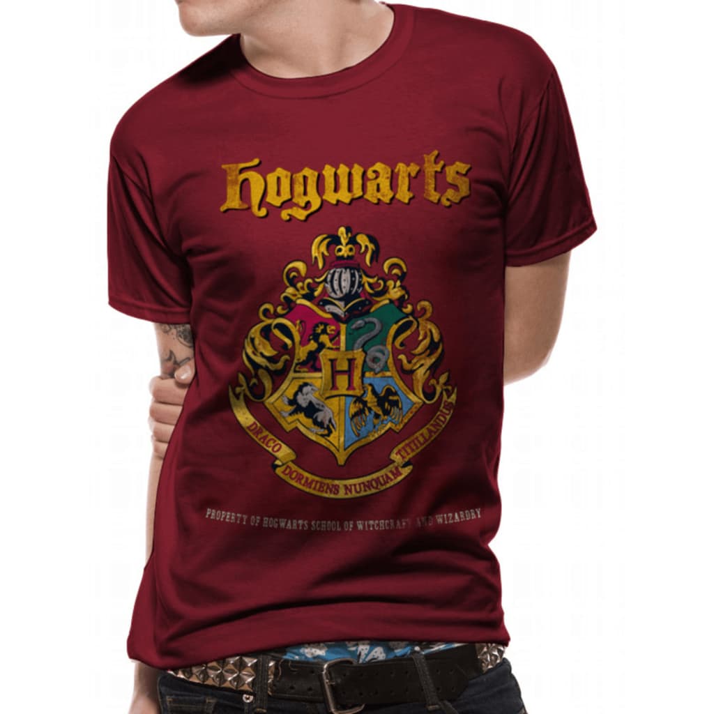 Afbeelding Harry Potter - Hogwarts Property Crest T-Shirt door Vidaxl.nl
