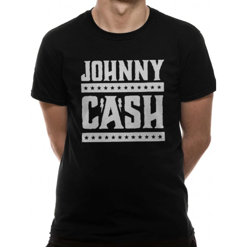 Afbeelding JOHNNY CASH - Simple Logo T-Shirt door Vidaxl.nl