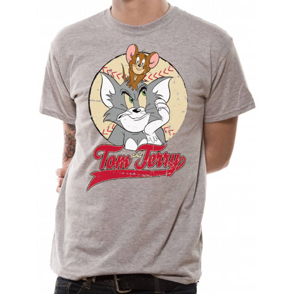 Tom and Jerry - Tk Baseball T-Shirt