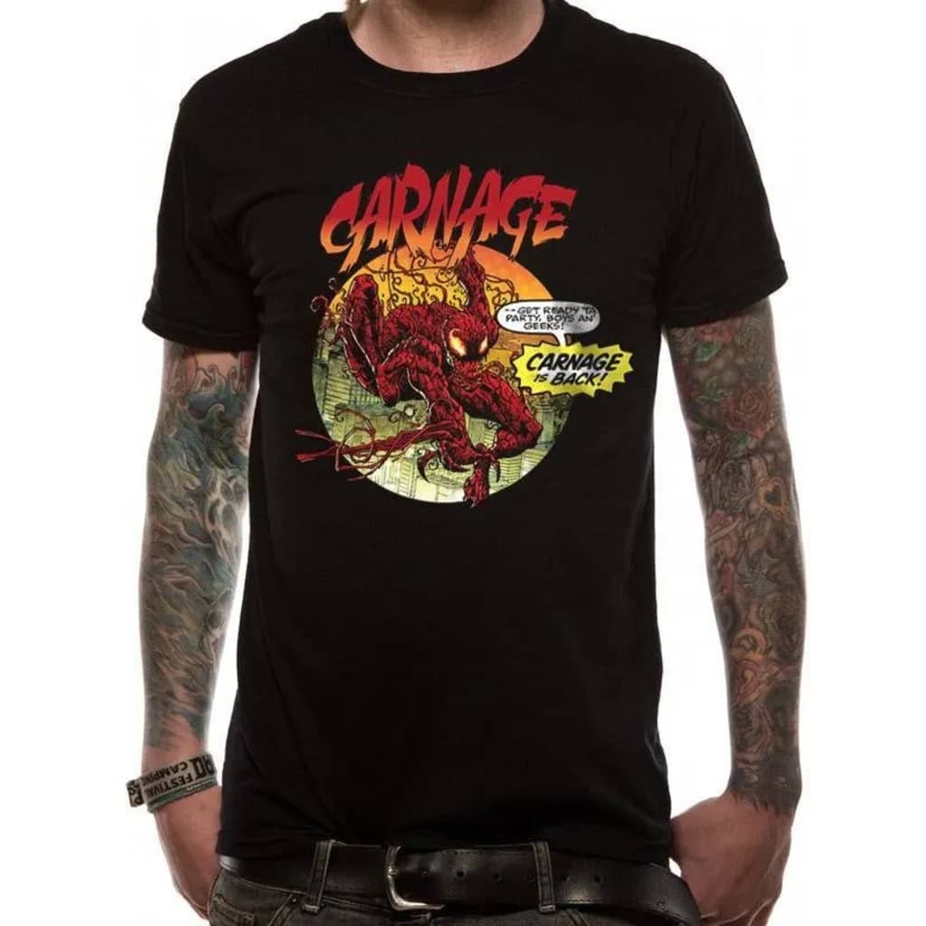 Afbeelding Marvel Now - Carnage Is Back T-Shirt door Vidaxl.nl