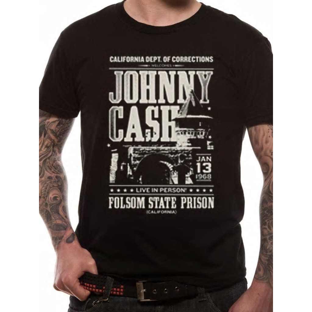 Afbeelding JOHNNY CASH - Dept Of Corrections T-Shirt door Vidaxl.nl