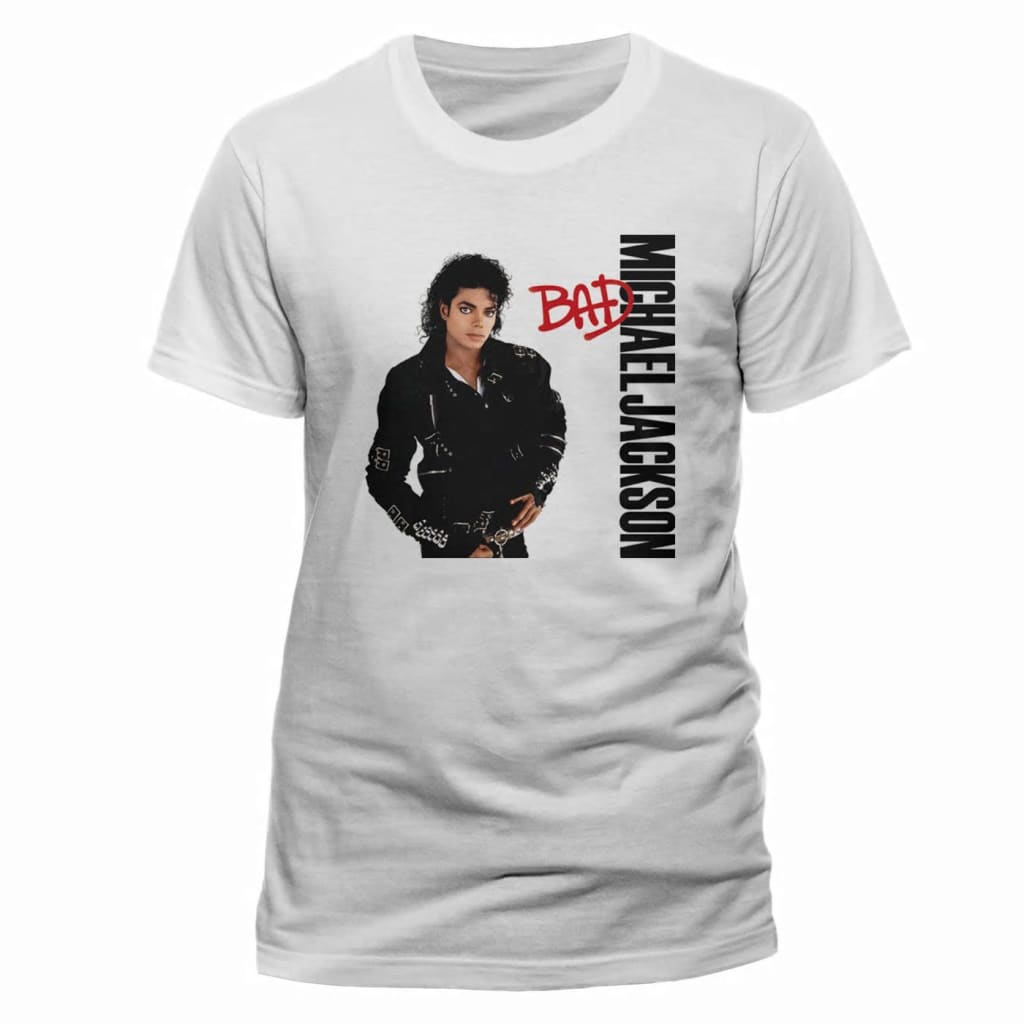 Afbeelding Michael Jackson -Bad T-Shirt T-Shirt door Vidaxl.nl