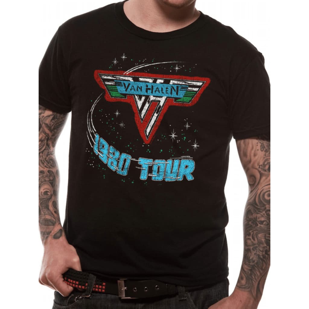 Afbeelding Van Halen - 1980 Tour T-Shirt door Vidaxl.nl
