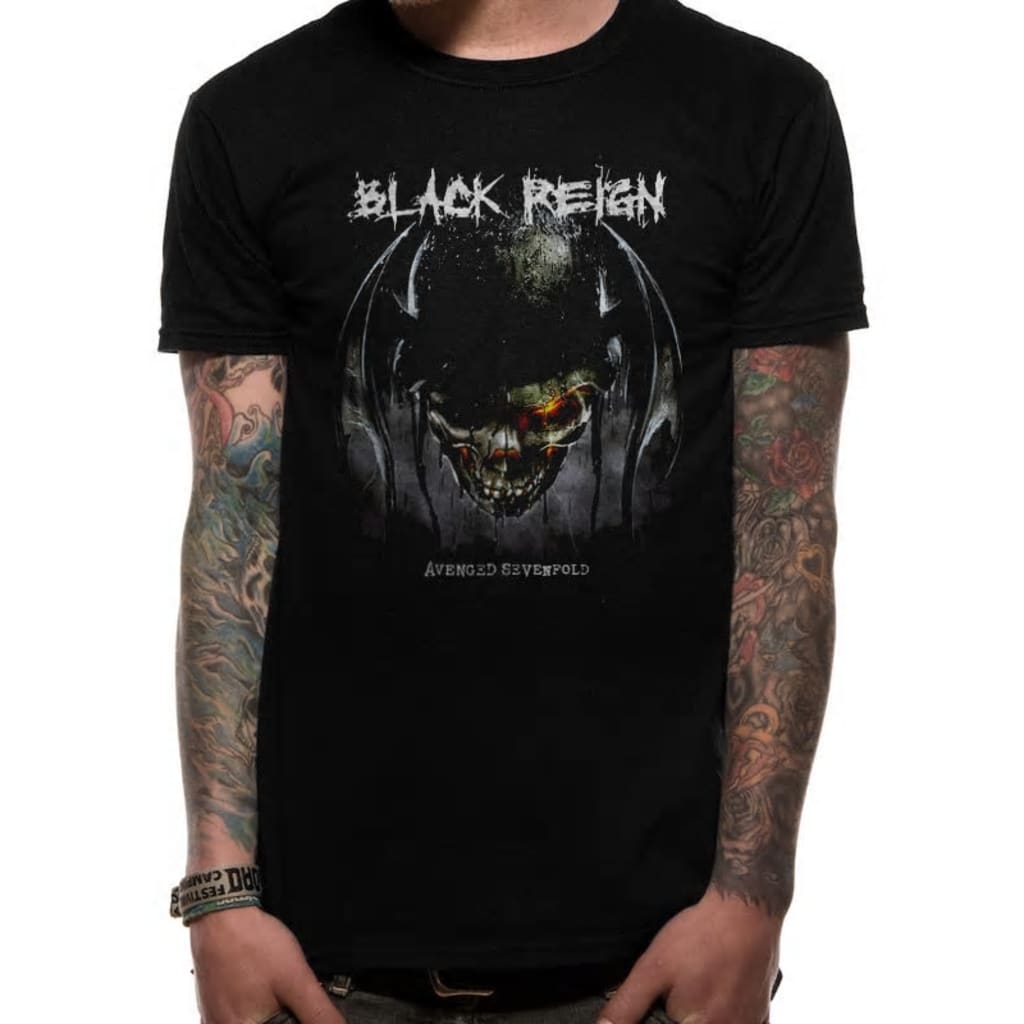 Afbeelding Avenged Sevenfold - Black Reign T-Shirt door Vidaxl.nl