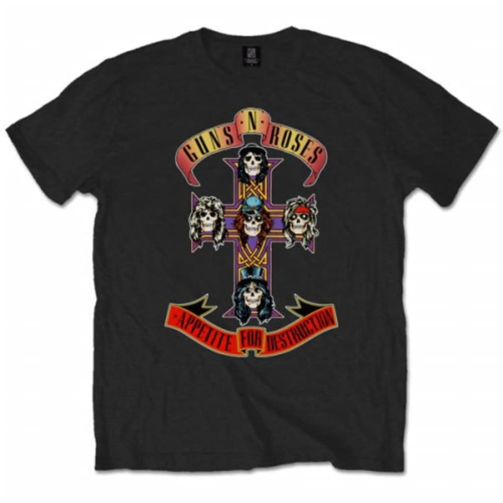 Afbeelding Guns N Roses Guns N Roses_Appetite For Destruction T-Shirt door Vidaxl.nl