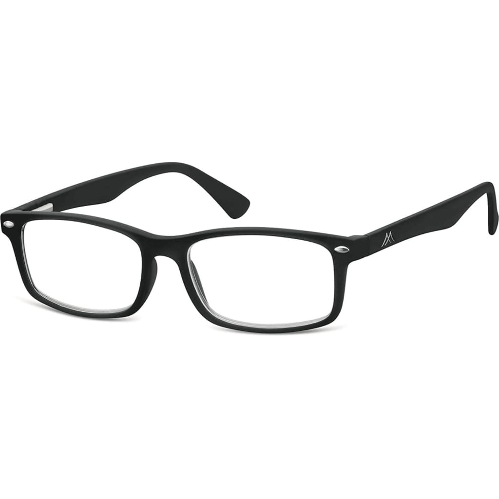 Montana leesbril unisex rechthoekig zwart (MR83) sterkte +3.00