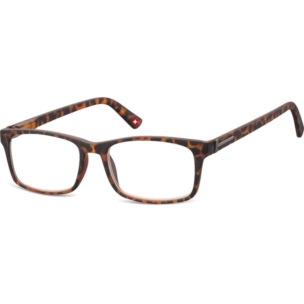 Montana leesbril MR73A unisex rechthoekig turtle bruin sterkte +2.50
