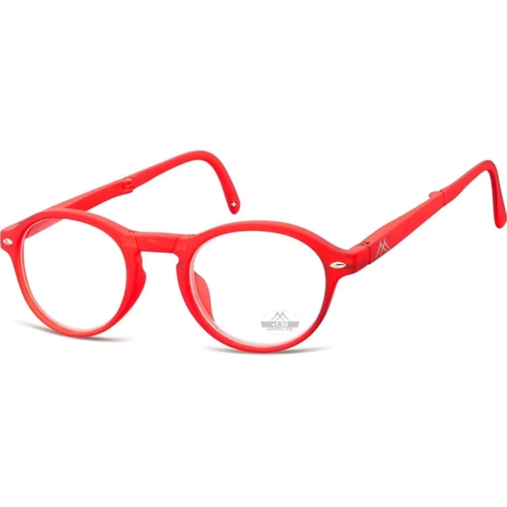 Montana opvouwbare leesbril rood sterkte +2,00 (box66c)